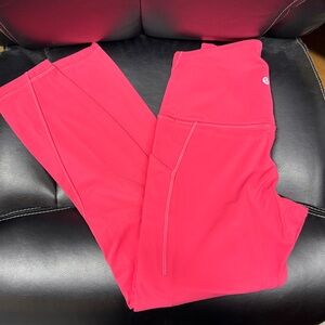 Lululemon Align 25" coral with pockets sz 6